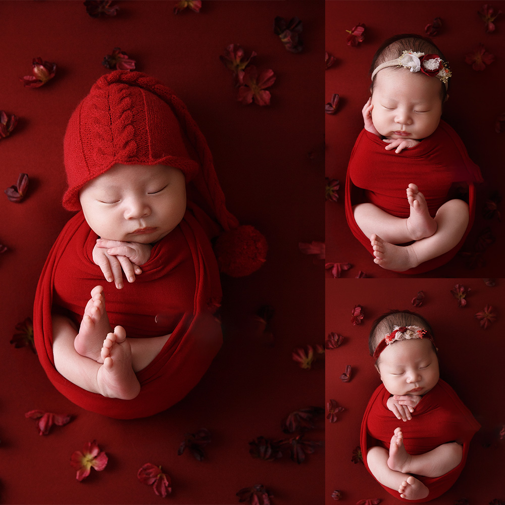 Baby Nursery Set - 6pcs/Set Newborn Photography Props Soft Stretchable
