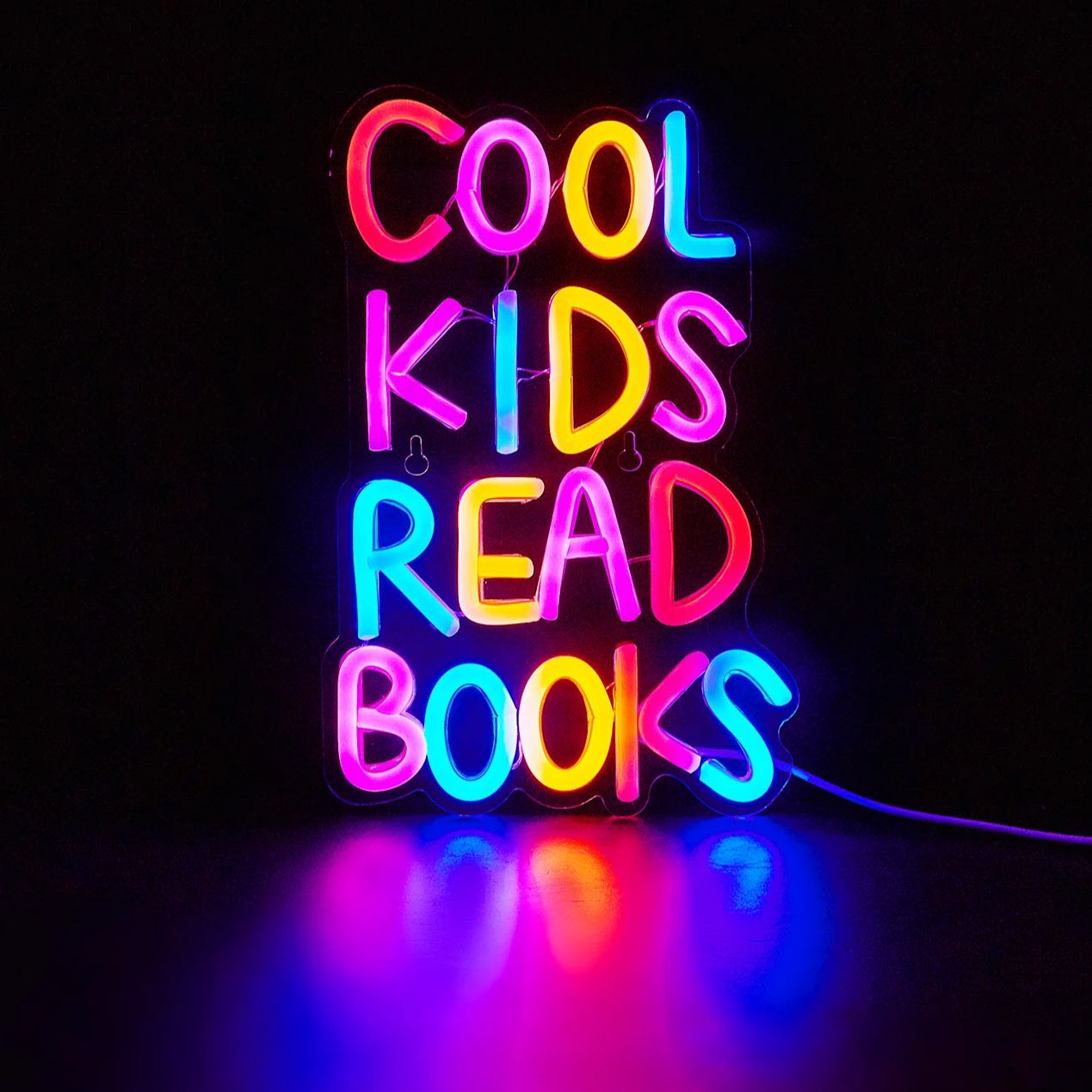 Baby Nursery Wall Lights - Chi-buy LED Neon Cool Kids Read