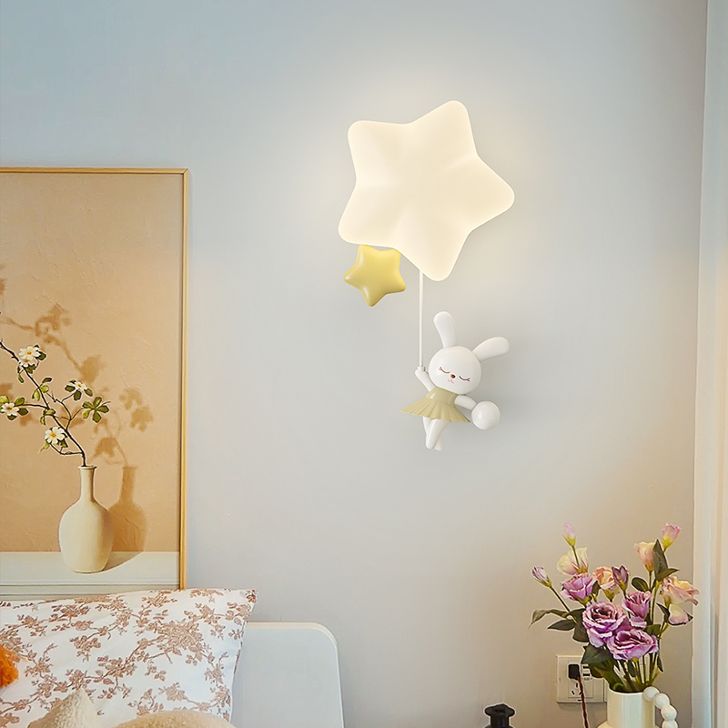 Baby Nursery Wall Lights - Romantic Star Wall Lamp For Nursery