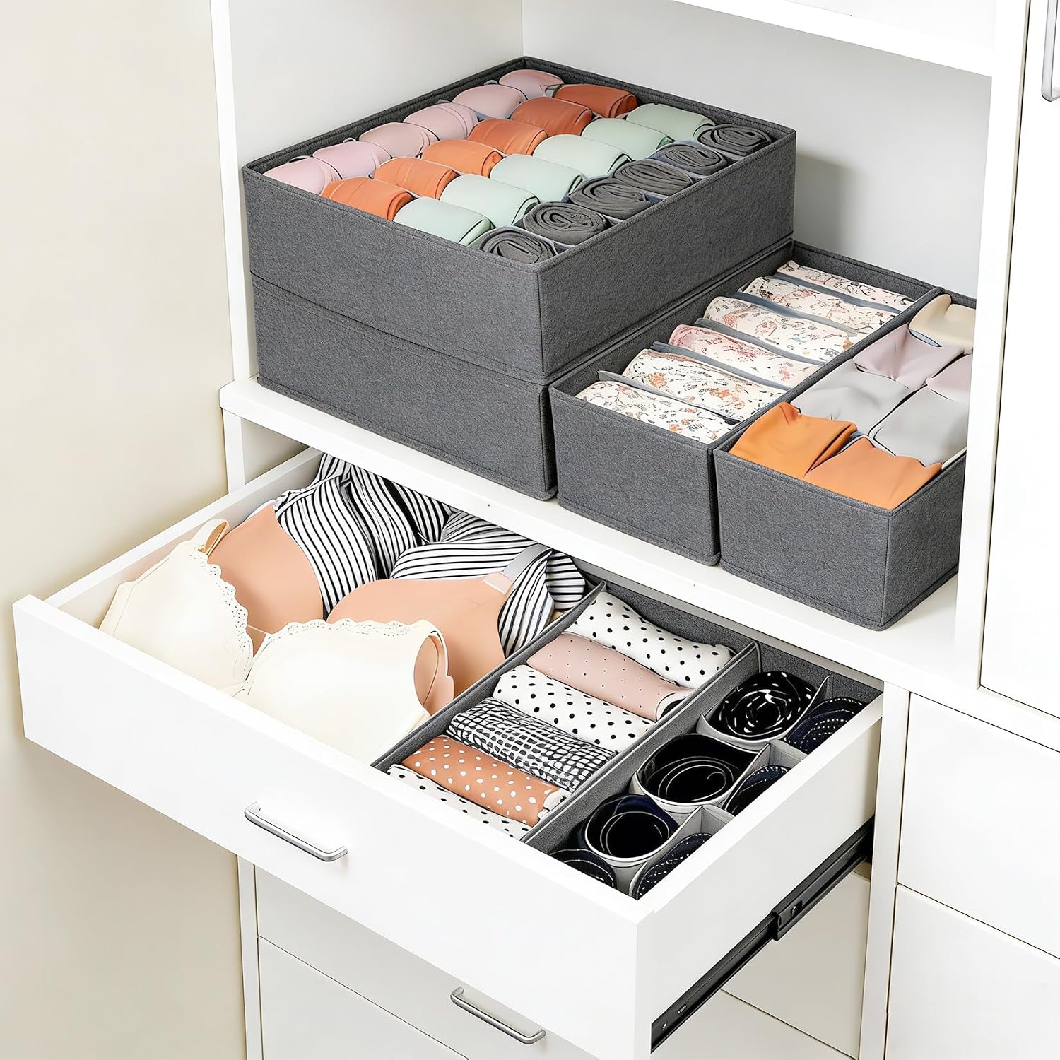 Baby Nursery Drawers - Garvee Home Space-Saving 12Pack Underwear Drawer