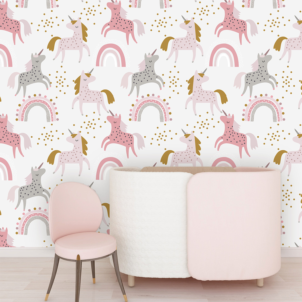 Nursery Wallpaper Baby Girl Bo - огляд і ціна Baby Nursery Jungle Animals