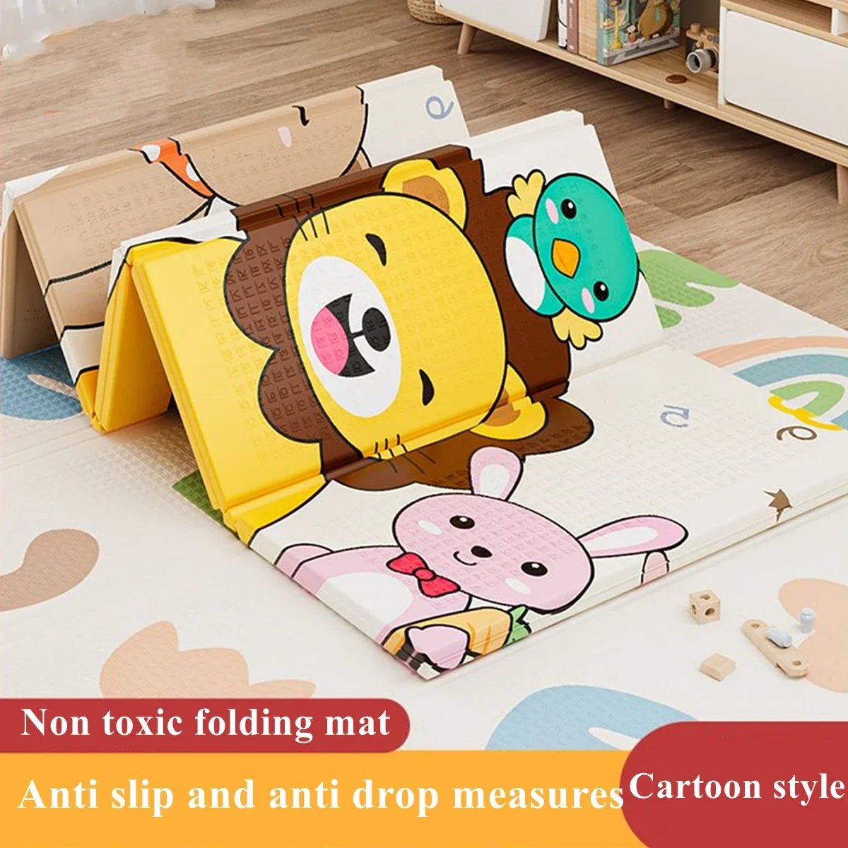 Non-Toxic Baby Play Mat Foldab - огляд і ціна Baby Nursery Rug
