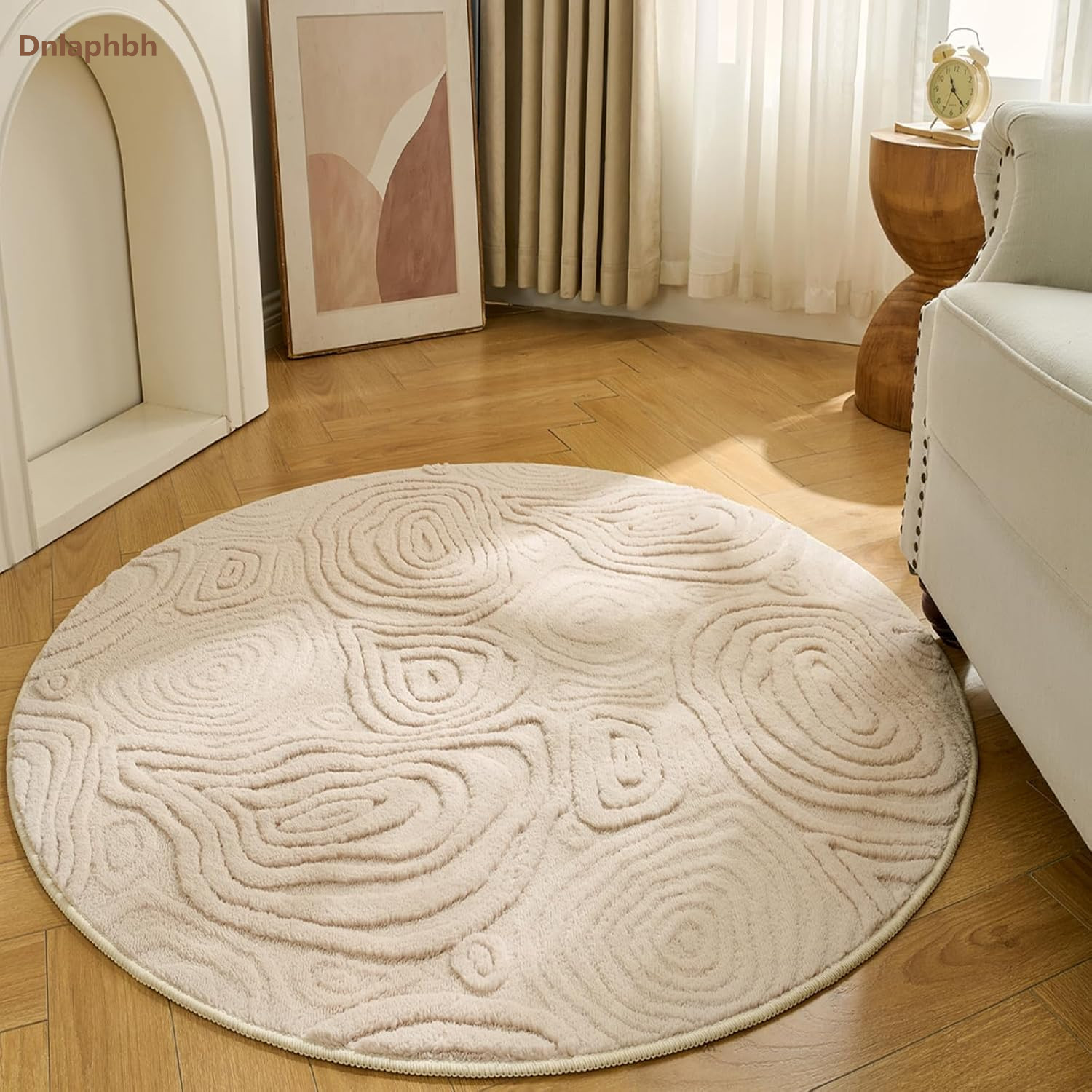 Dnlaphbh 3D Geometric Round Ru - огляд і ціна Baby Nursery Rug