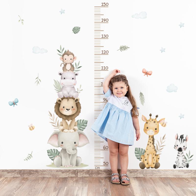 New Children's Growth Chart St - огляд і ціна Baby Nursery Jungle Animals