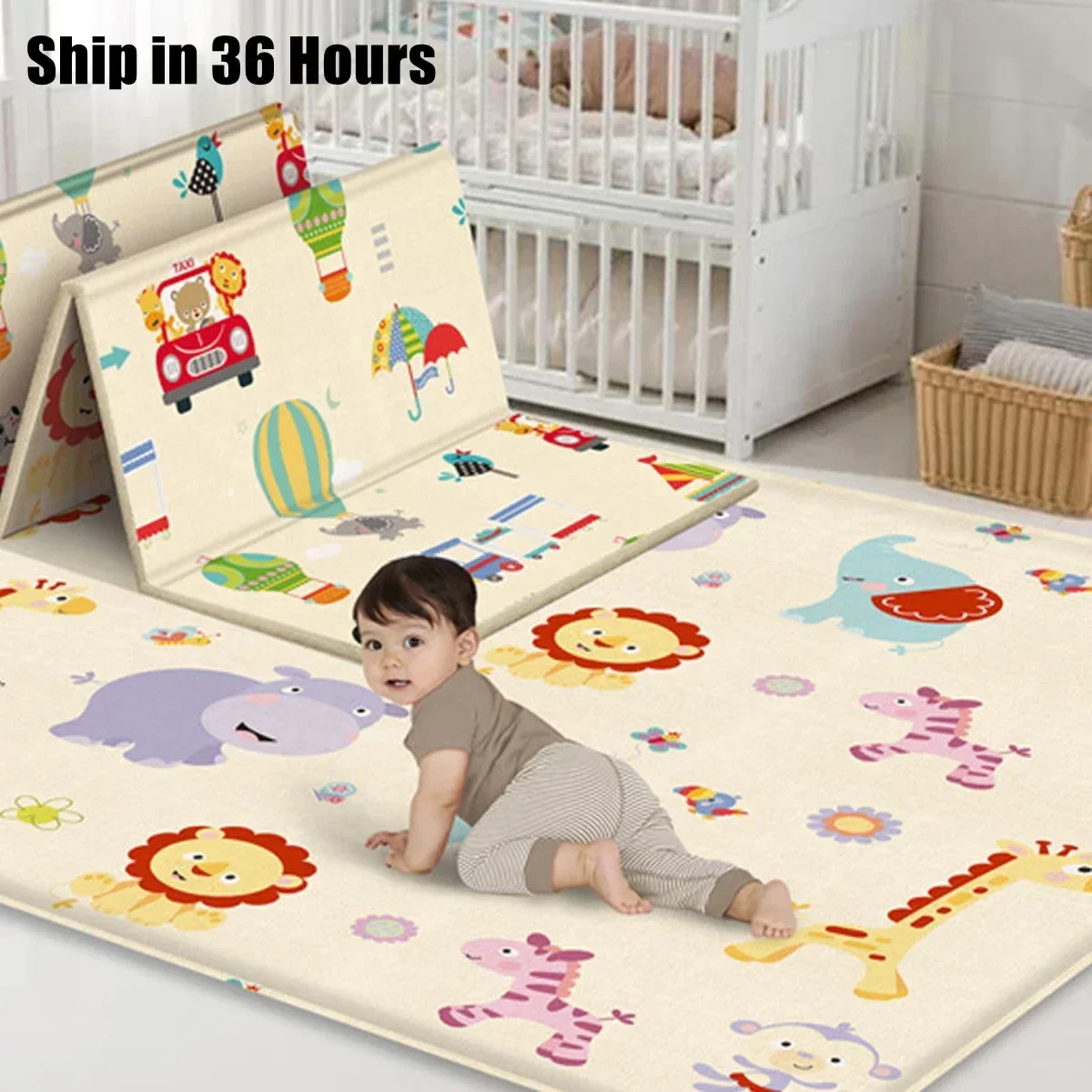 Educational Foldable Baby Play - огляд і ціна Baby Nursery Rug