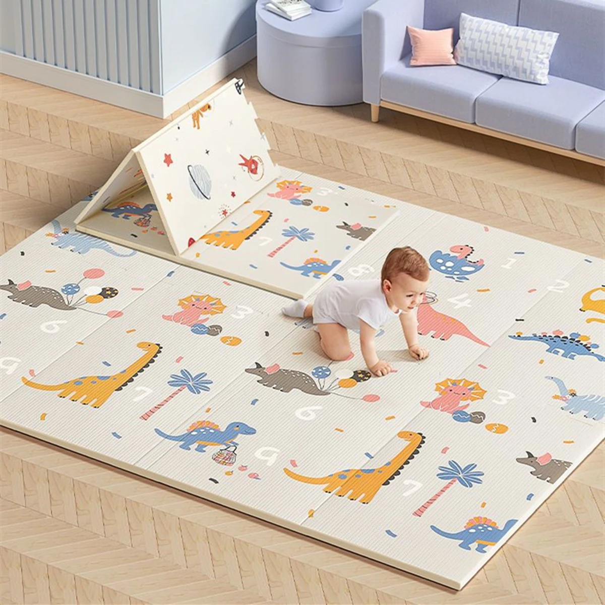 Non-Toxic Educational Foldable - огляд і ціна Baby Nursery Rug