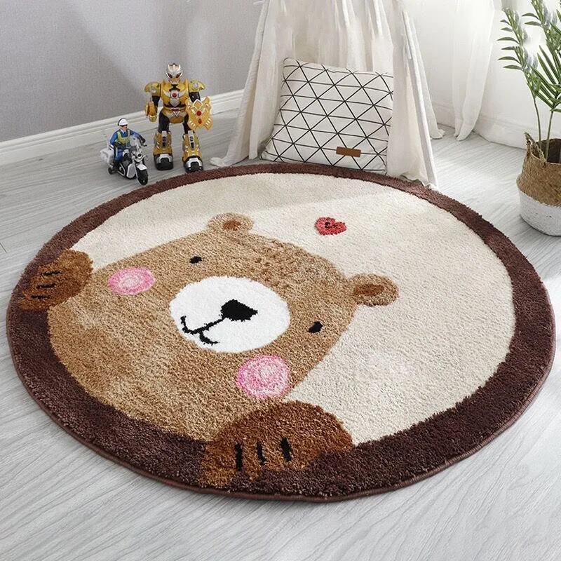 VIKAMA Cartoon Round Imitation - огляд і ціна Baby Nursery Rug