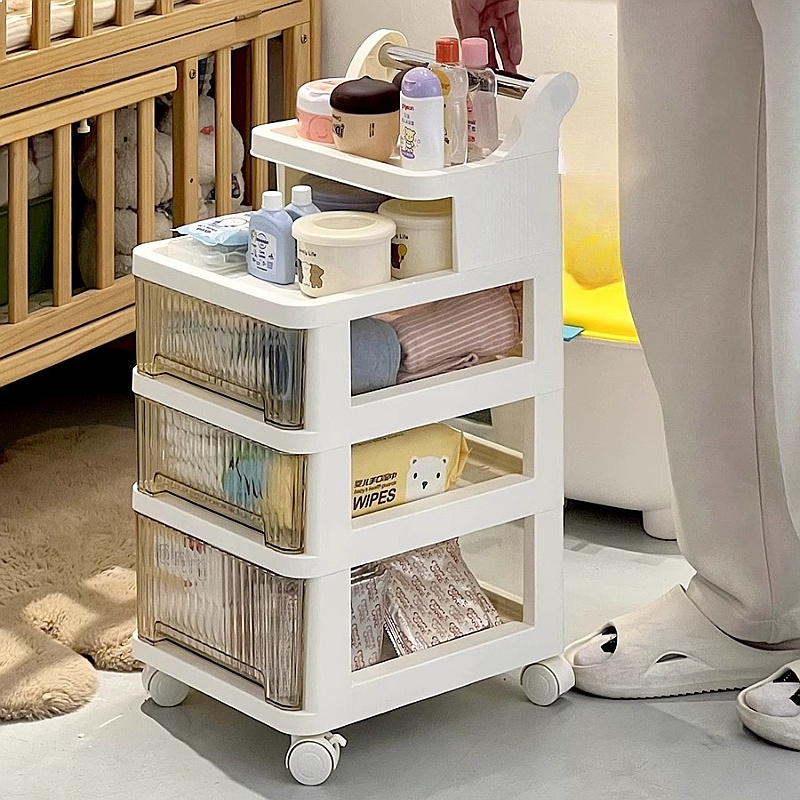 3-Tier Rolling Storage Cart Nu - огляд і ціна Baby Nursery Drawers