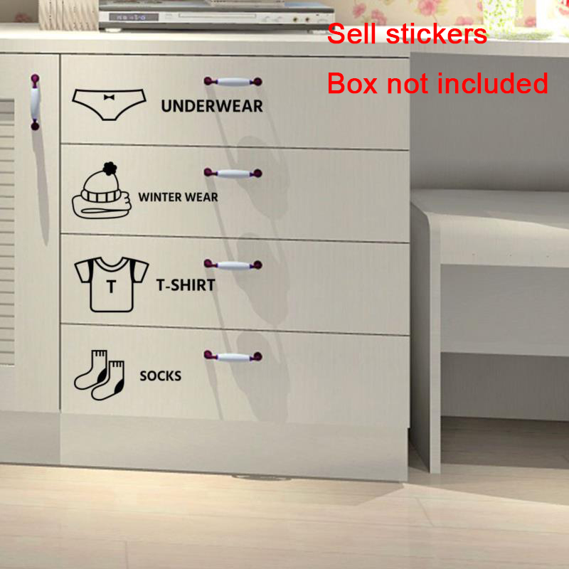 Kids' Room Organizer Stickers  - огляд і ціна Baby Nursery Drawers