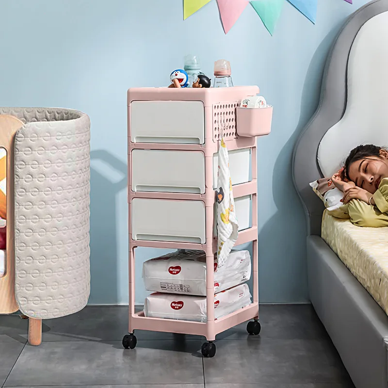 Cream Mobile Storage Cart,Mult - огляд і ціна Baby Nursery Drawers