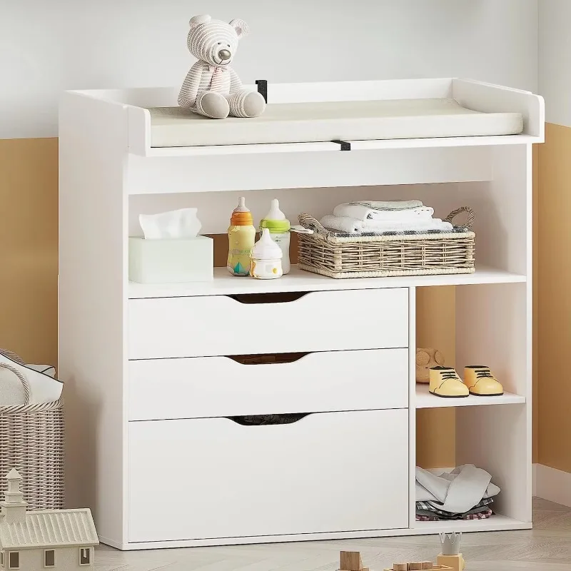 Contemporary minimalist MDF wh - огляд і ціна Baby Nursery Drawers