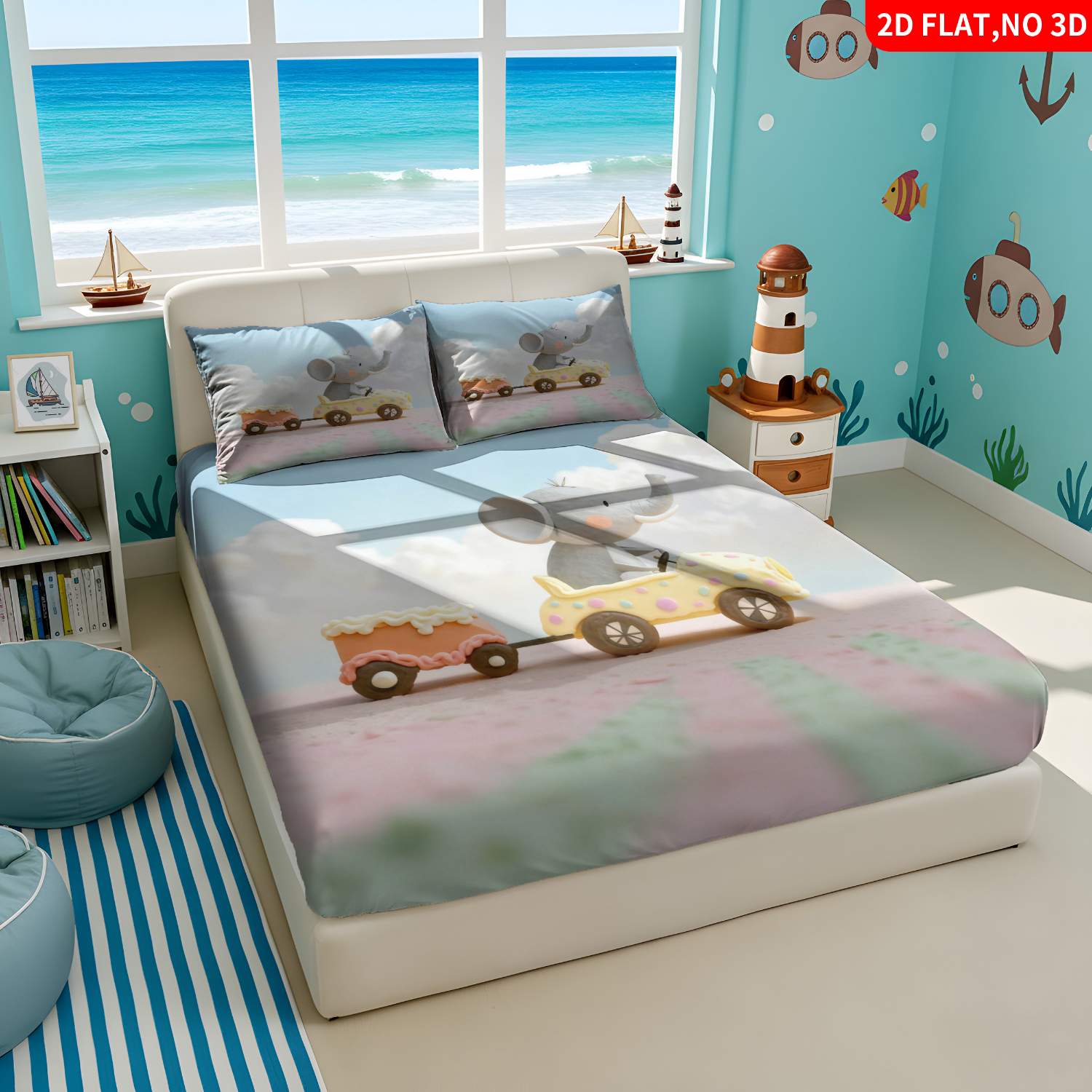 Christmas 2D Digital Print Thr - огляд і ціна Baby Nursery Elephant Theme