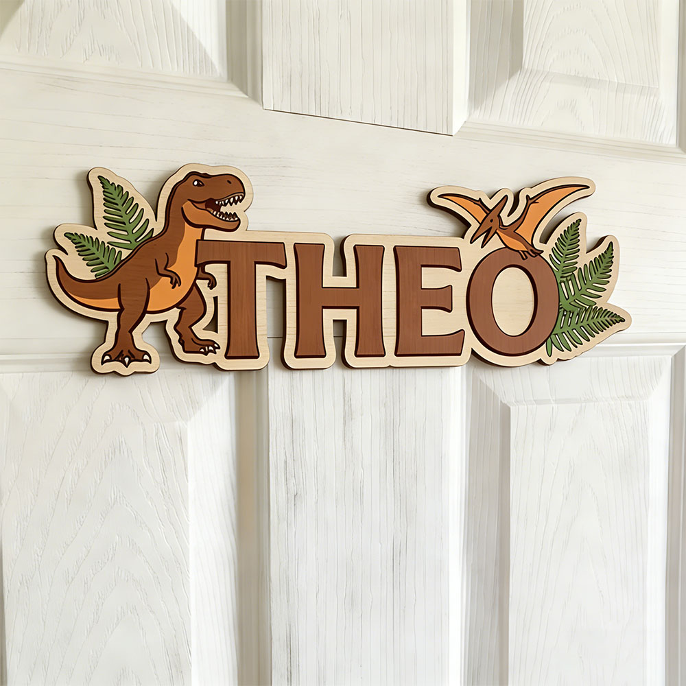 Personalized Dinosaur Name Sig - огляд і ціна Baby Nursery Kids