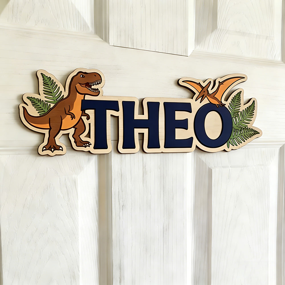 Personalized Dinosaur Name Sig - огляд і ціна Baby Nursery Kids