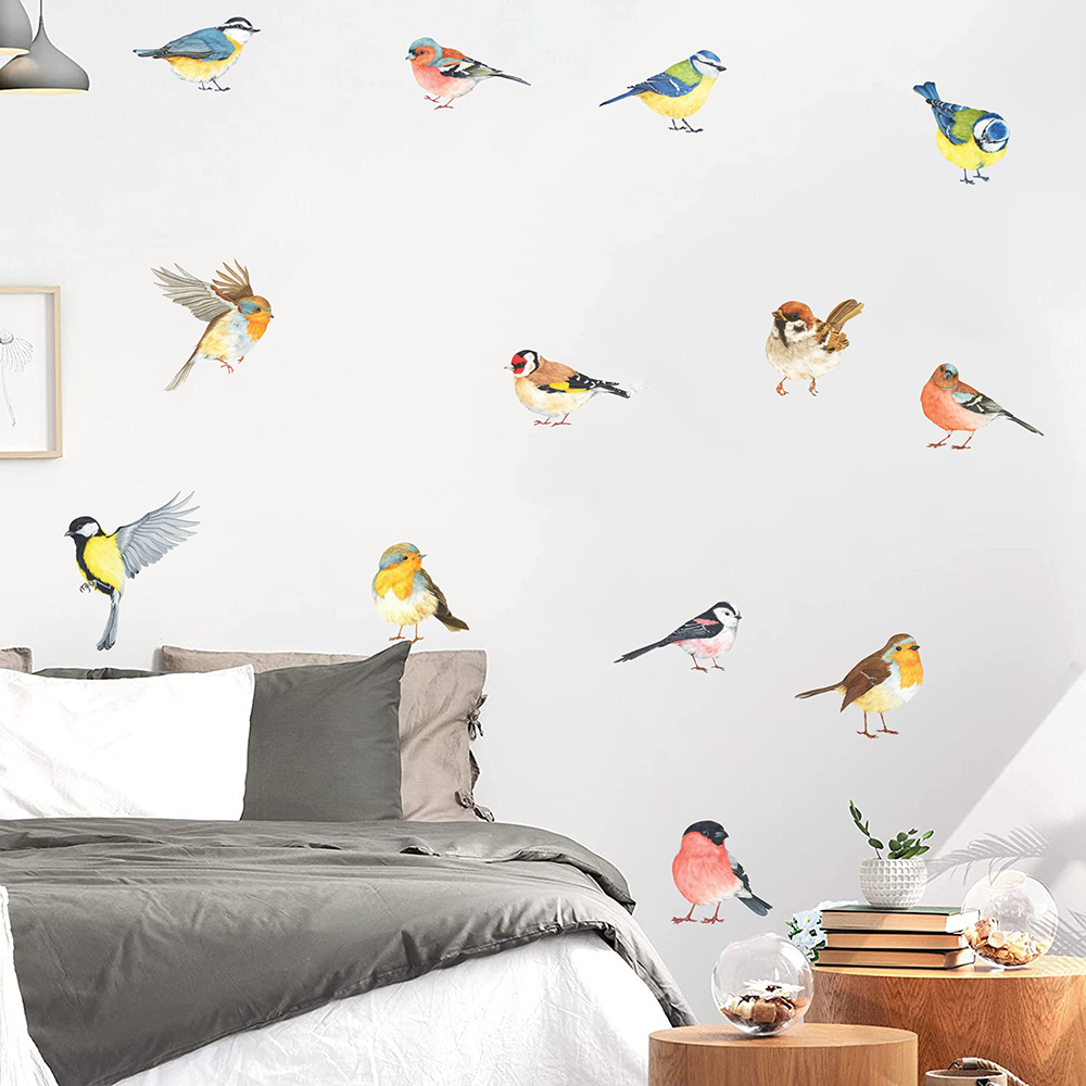 13pcs Little Birds Wall Sticke - огляд і ціна Baby Nursery Kids