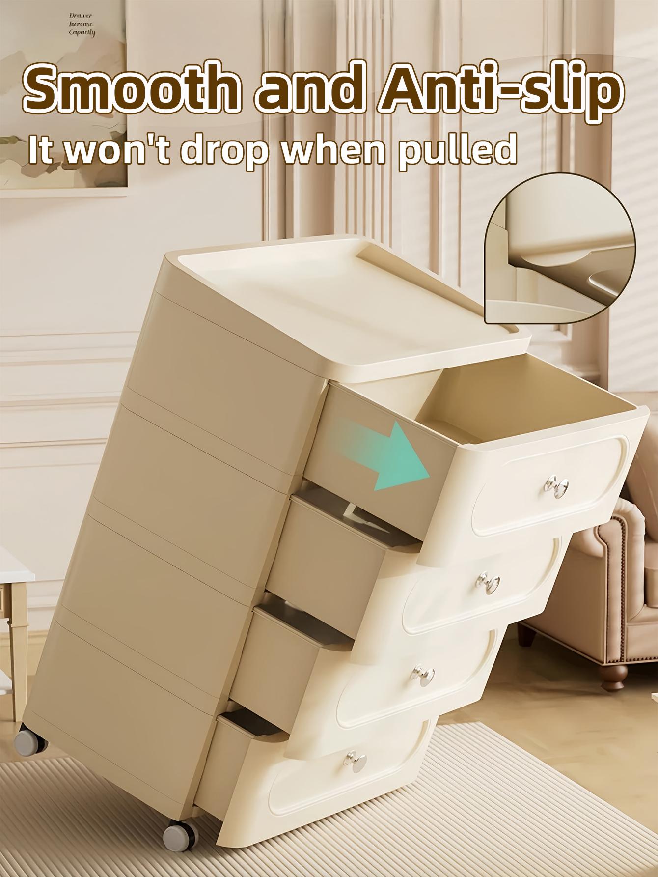 4-Drawer Rectangle Rolling Sto - огляд і ціна Baby Nursery Drawers