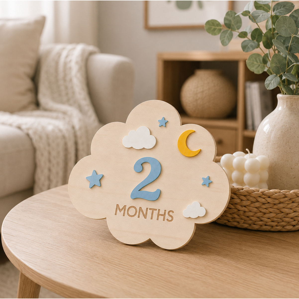 1‑Set Wooden Baby Monthly Mile - огляд і ціна Baby Nursery Set