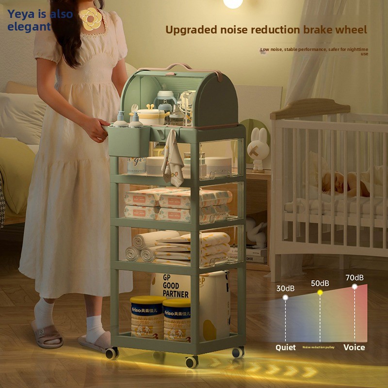 Movable Baby Storage Cart Mult - огляд і ціна Baby Nursery Drawers