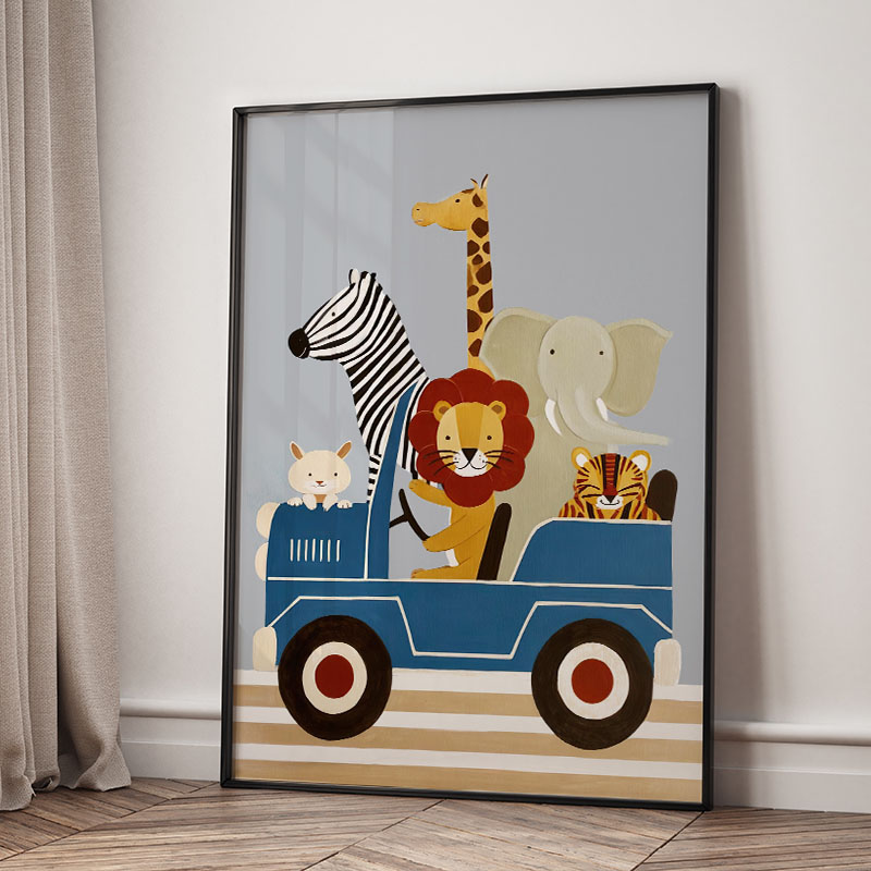 Funny Cartoon Animal Car Ballo - огляд і ціна Baby Nursery Kids