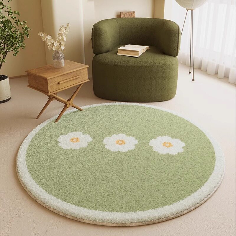 VIKAMA Cashmere-Look Round Rug - огляд і ціна Baby Nursery Rug