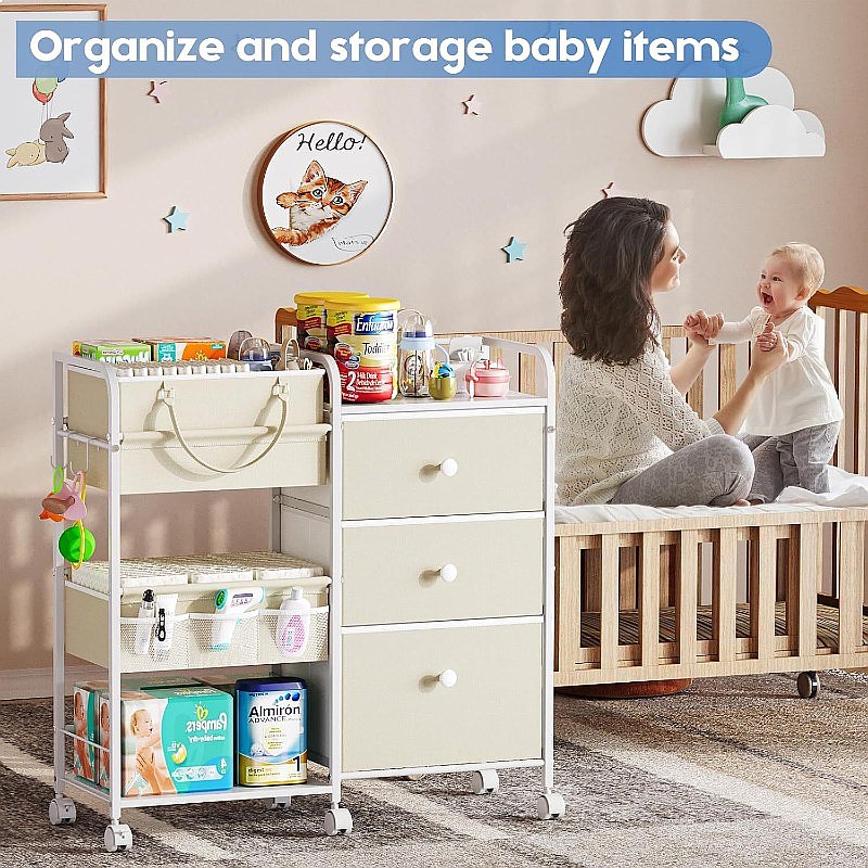 Large Capacity Baby Diaper Org - огляд і ціна Baby Nursery Drawers