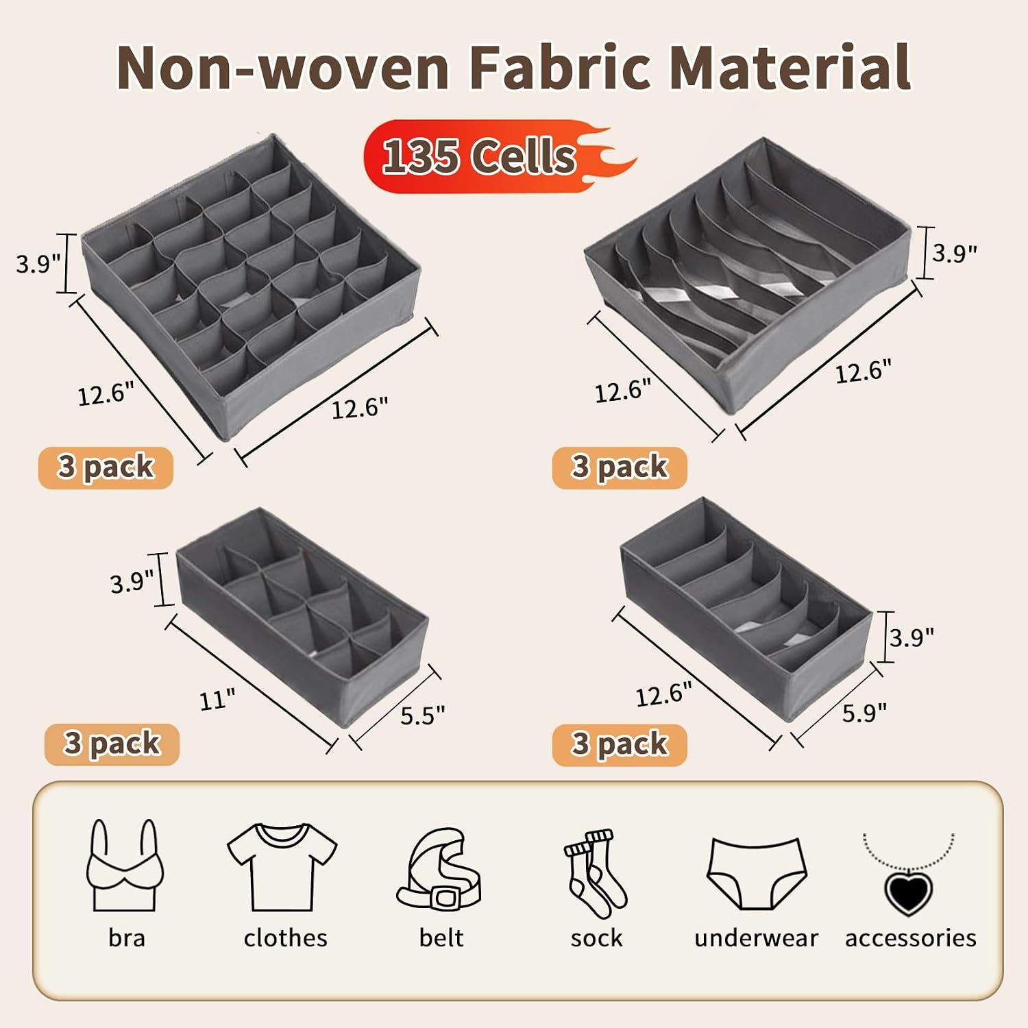 Garvee Home Space-Saving 12Pac - огляд і ціна Baby Nursery Drawers