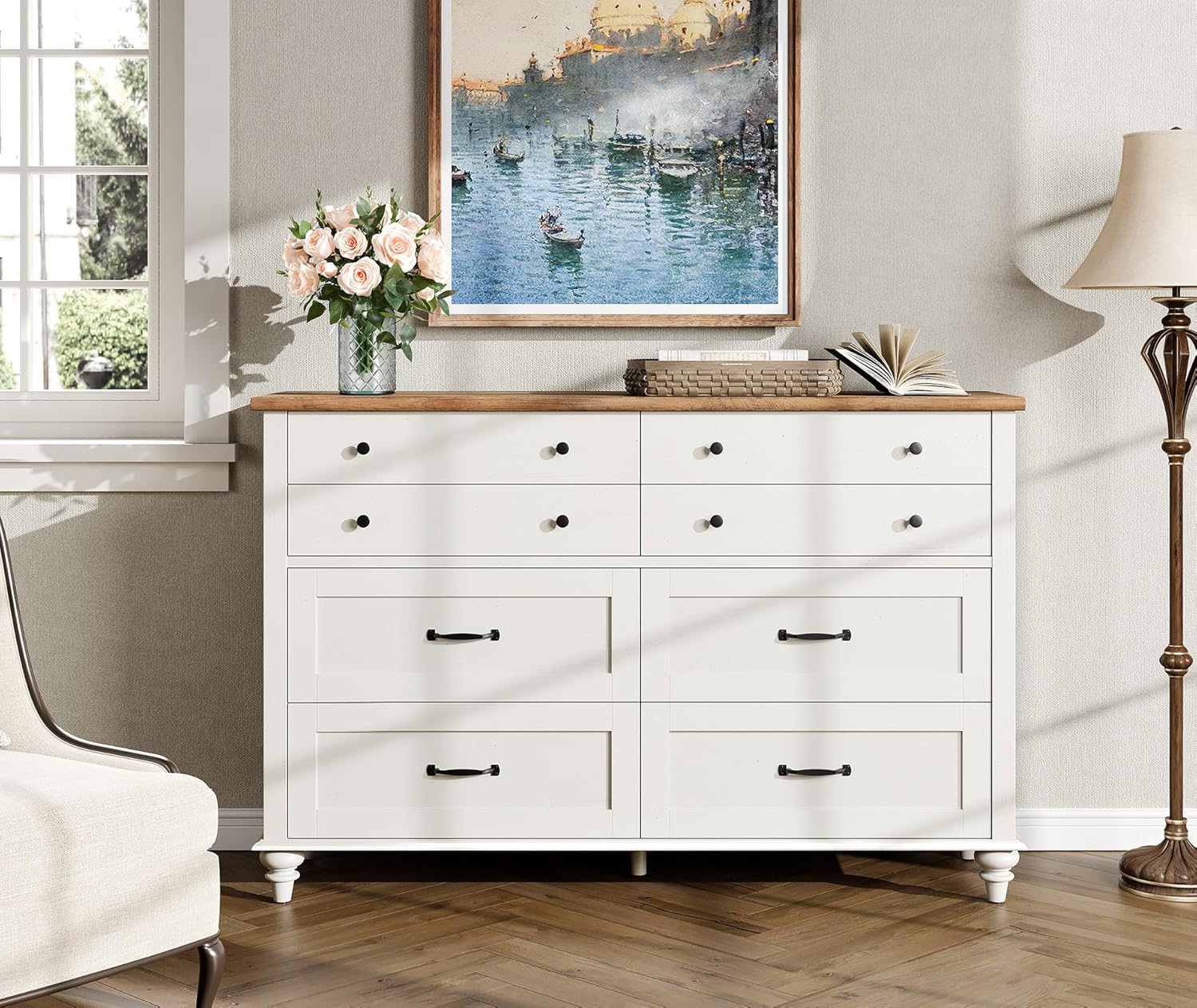 Modern  Kids Dresser with 7 Dr - огляд і ціна Baby Nursery Drawers