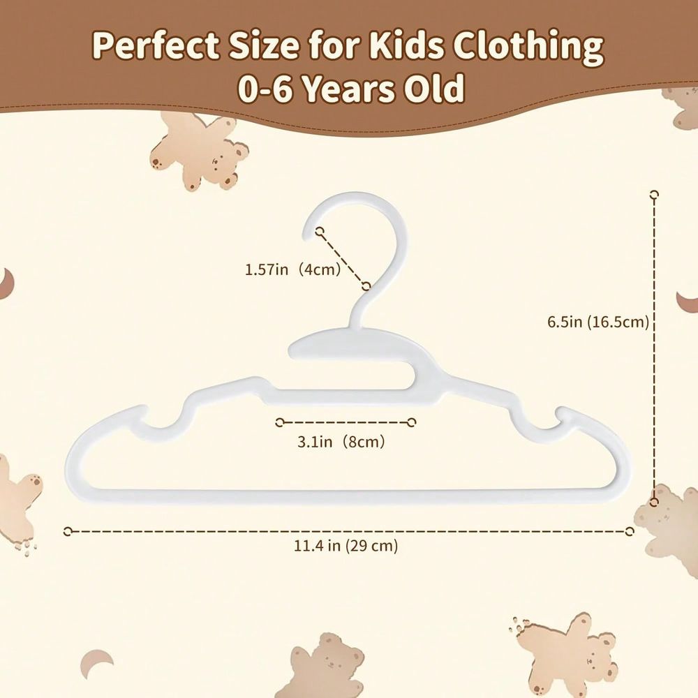 70 100 Pack Kids Hangers Plast - огляд і ціна Baby Nursery Kids