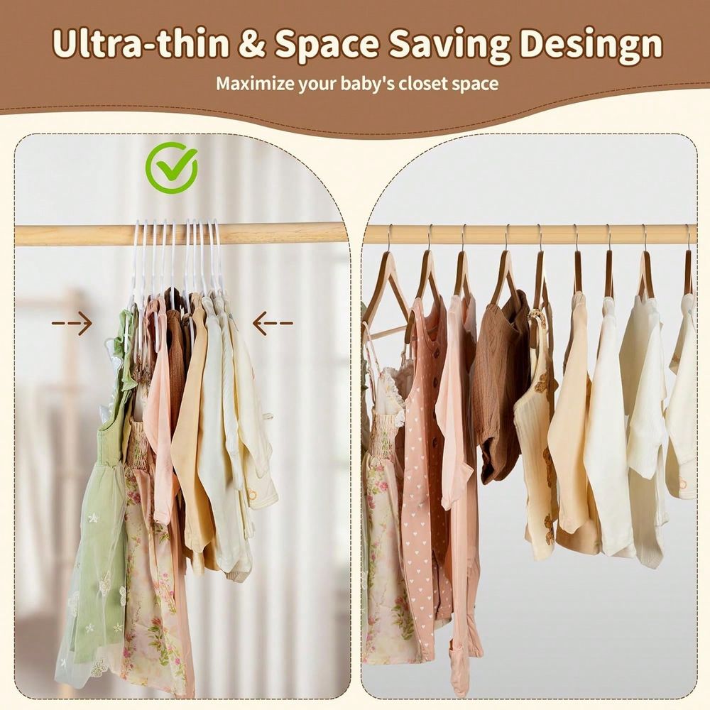 70 100 Pack Kids Hangers Plast - огляд і ціна Baby Nursery Kids