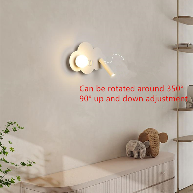 Cloud Bedroom Wall Lamp With S - огляд і ціна Baby Nursery Wall Lights