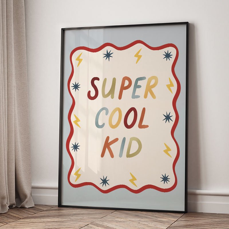 Funny Cartoon Super Cool Kid N - огляд і ціна Baby Nursery Kids